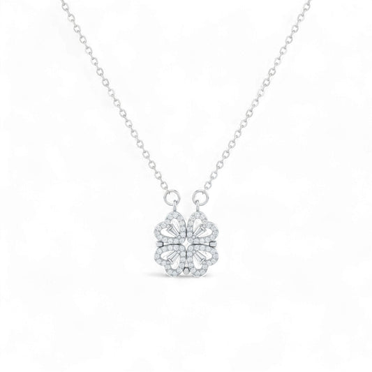 Butterfly-shaped silver earrings on a white background