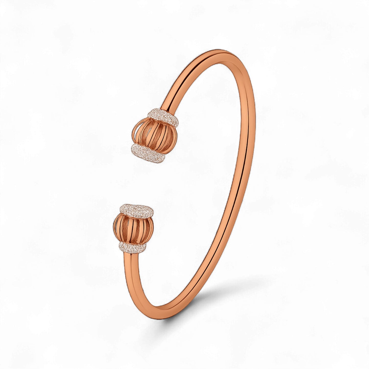 Avaria Cuff Diamond Bracelet in 18KT Gold