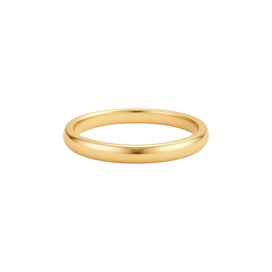 2MM Plain Band in 18KT Gold
