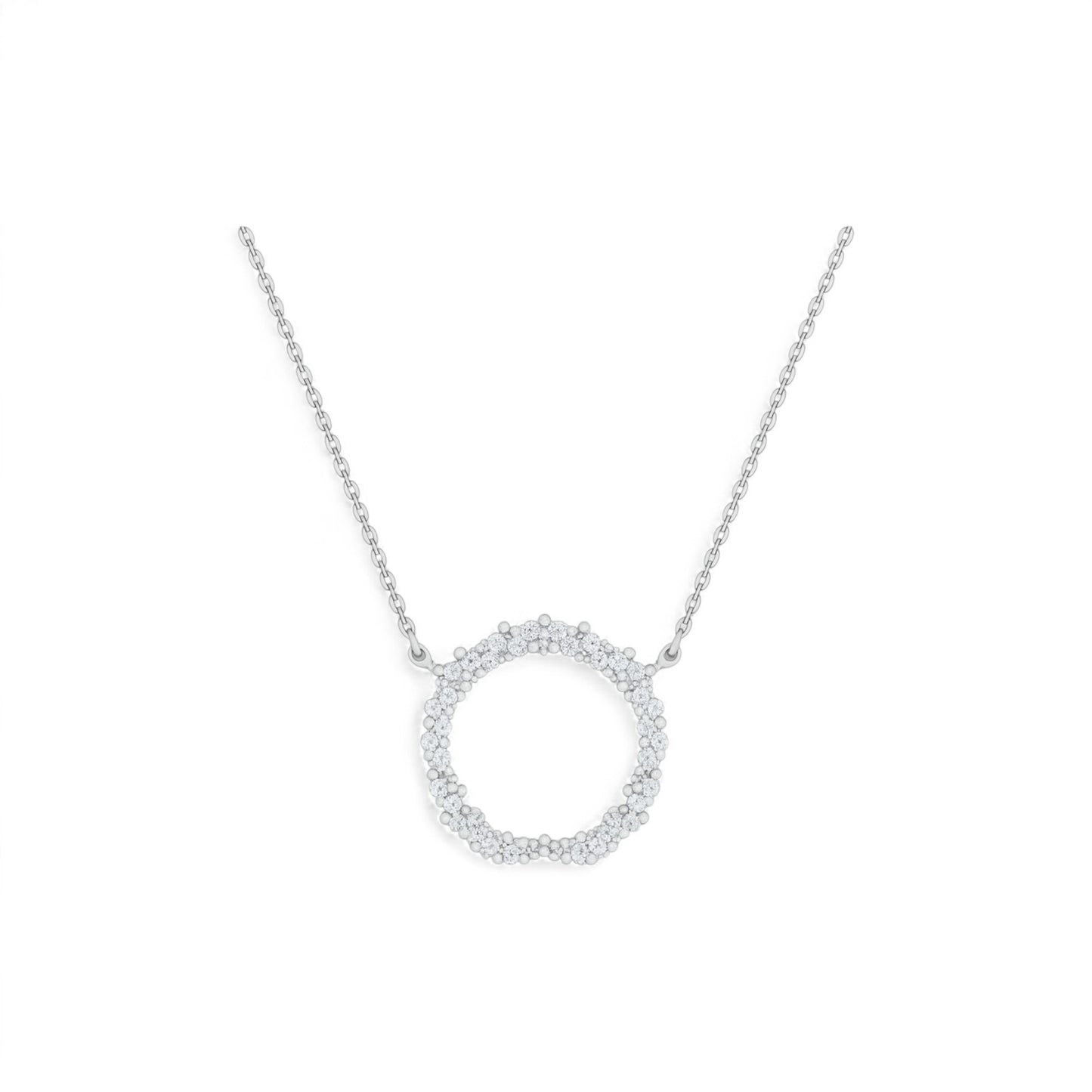 BOZ Forever CZ Necklace In 925 Sterling Silver