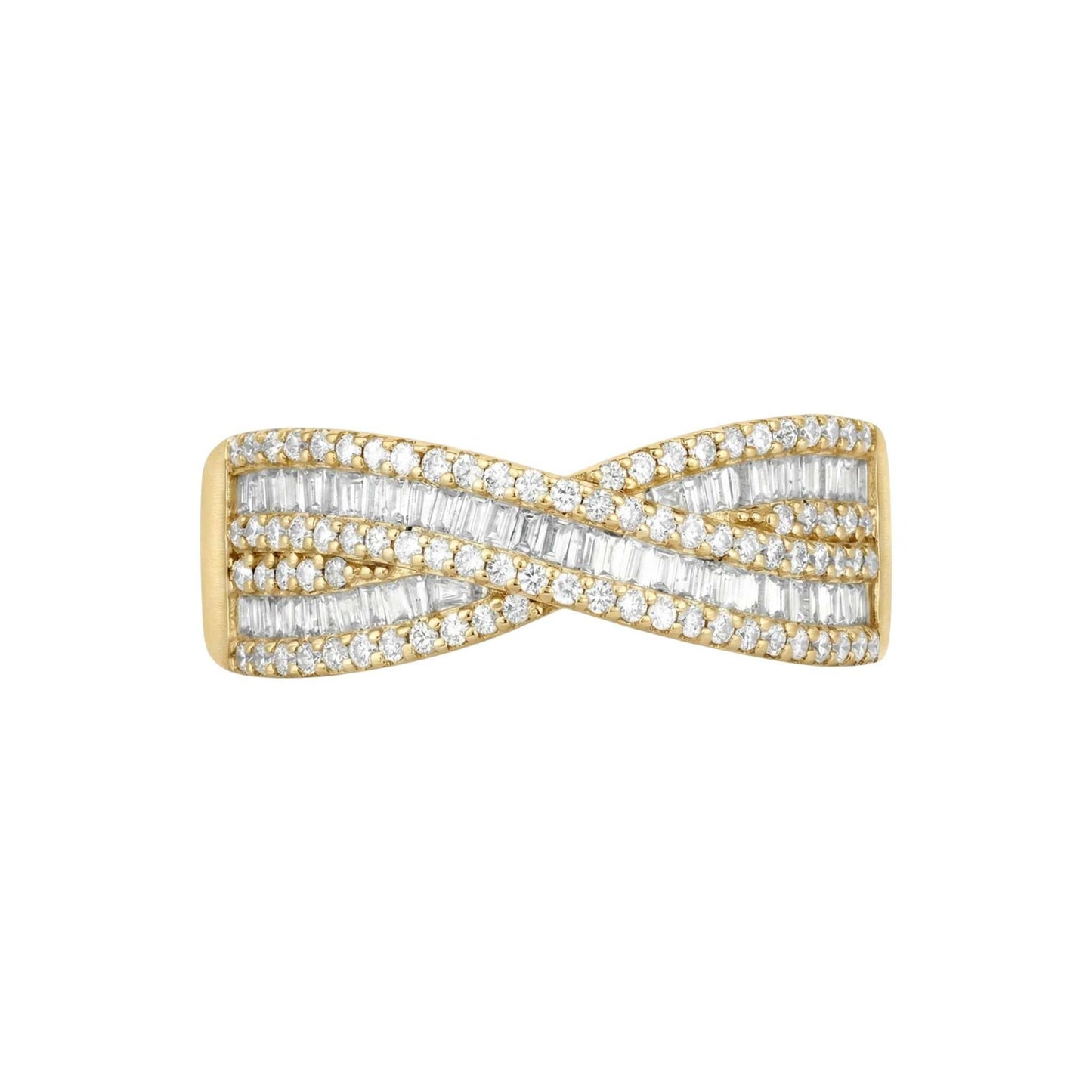 Camille Diamond Band in 18KT Gold