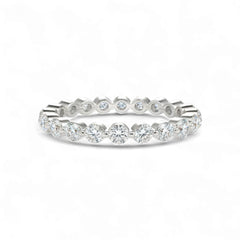 Celine Eternity CZ Band in 925 Sterling Silver