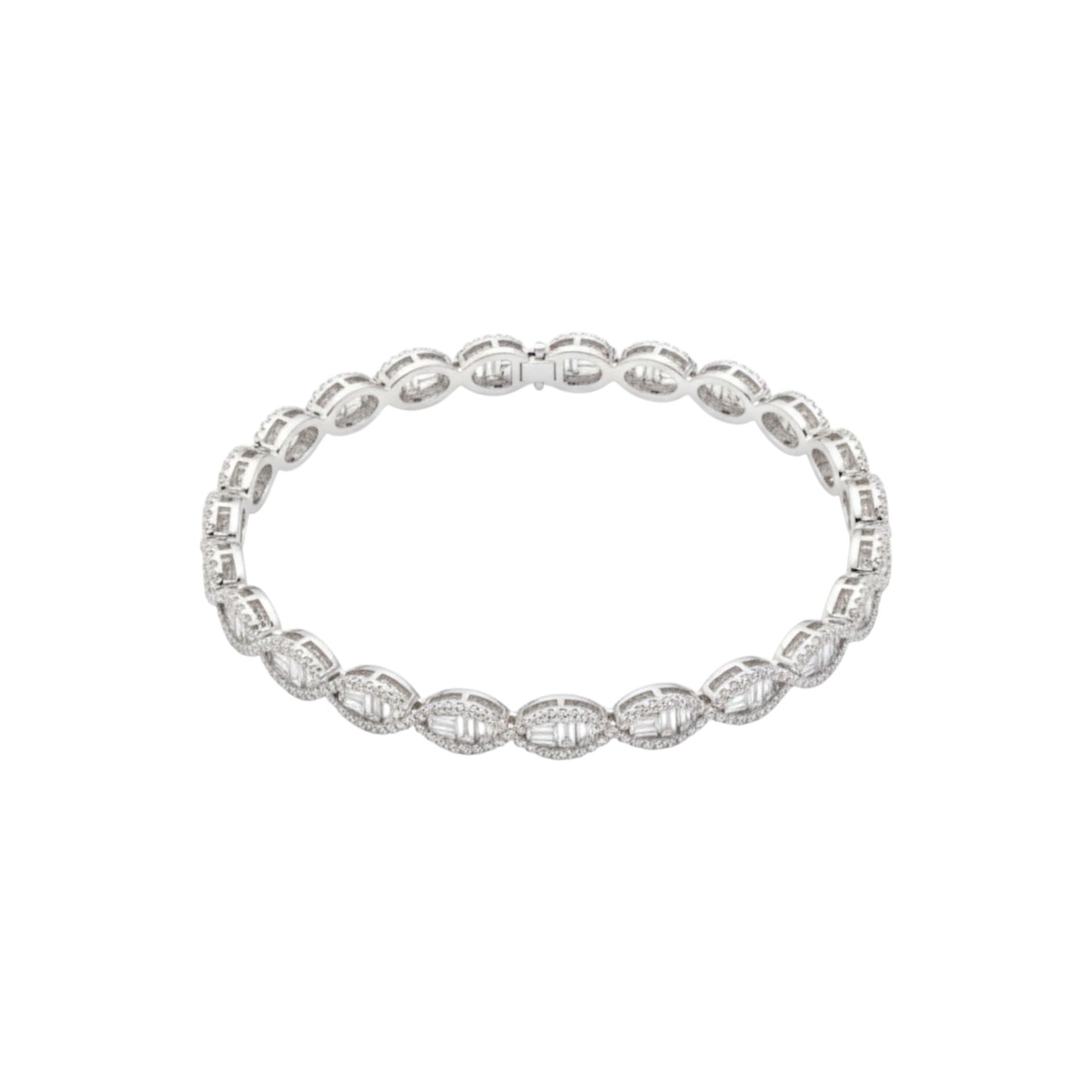 Marise Moissanite Bracelet in 925 Sterling Silver