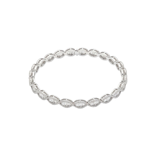 Marise Moissanite Bracelet in 925 Sterling Silver