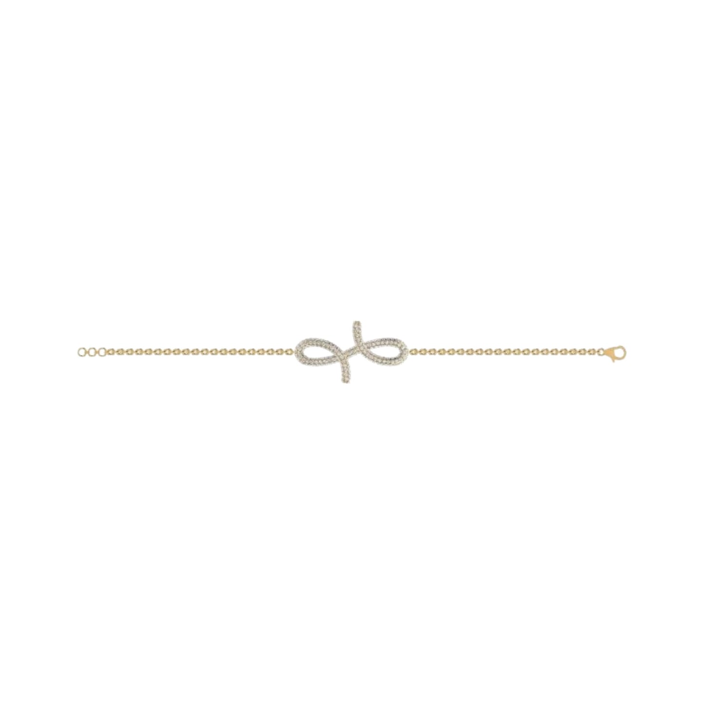 3D Oiza Infinie Diamond Bracelet in 18K Gold