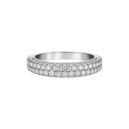 Amina Diamond Band in 18KT Gold