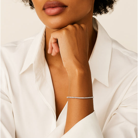 1CT Eternal Diamond Tennis Bracelet in 18KT Gold