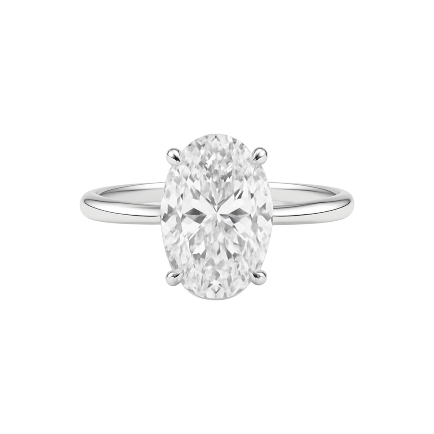 Classic Solitaire Engagement Ring in 18KT Gold