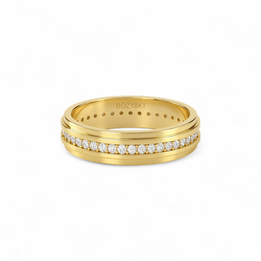 Emma Natural Diamond Ring in 18KT Gold