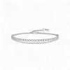 Flow 0.50ct natural diamond tennis bracelet in 18KT gold with VVS clarity and FG color diamonds