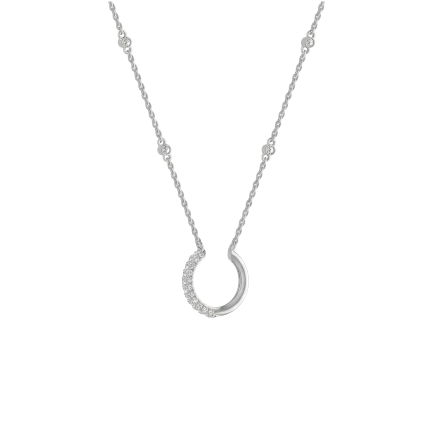 Nadine Natural Diamond Necklace 18KT Gold