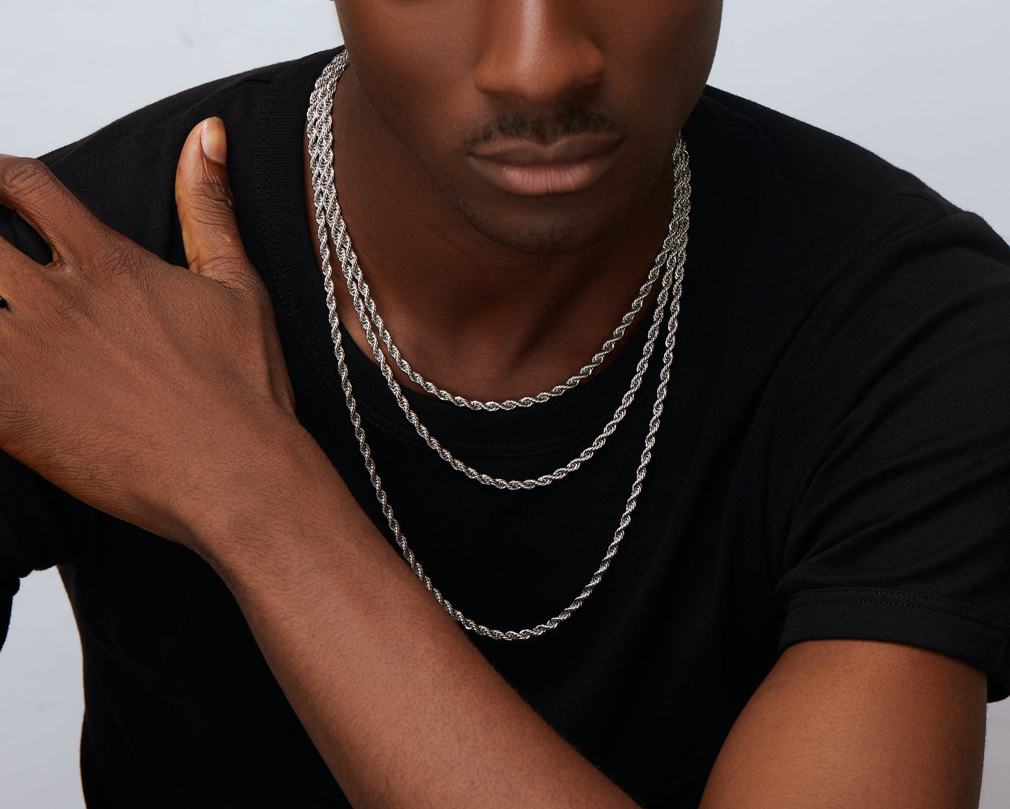 Rope Chain in 925 Sterling Silver