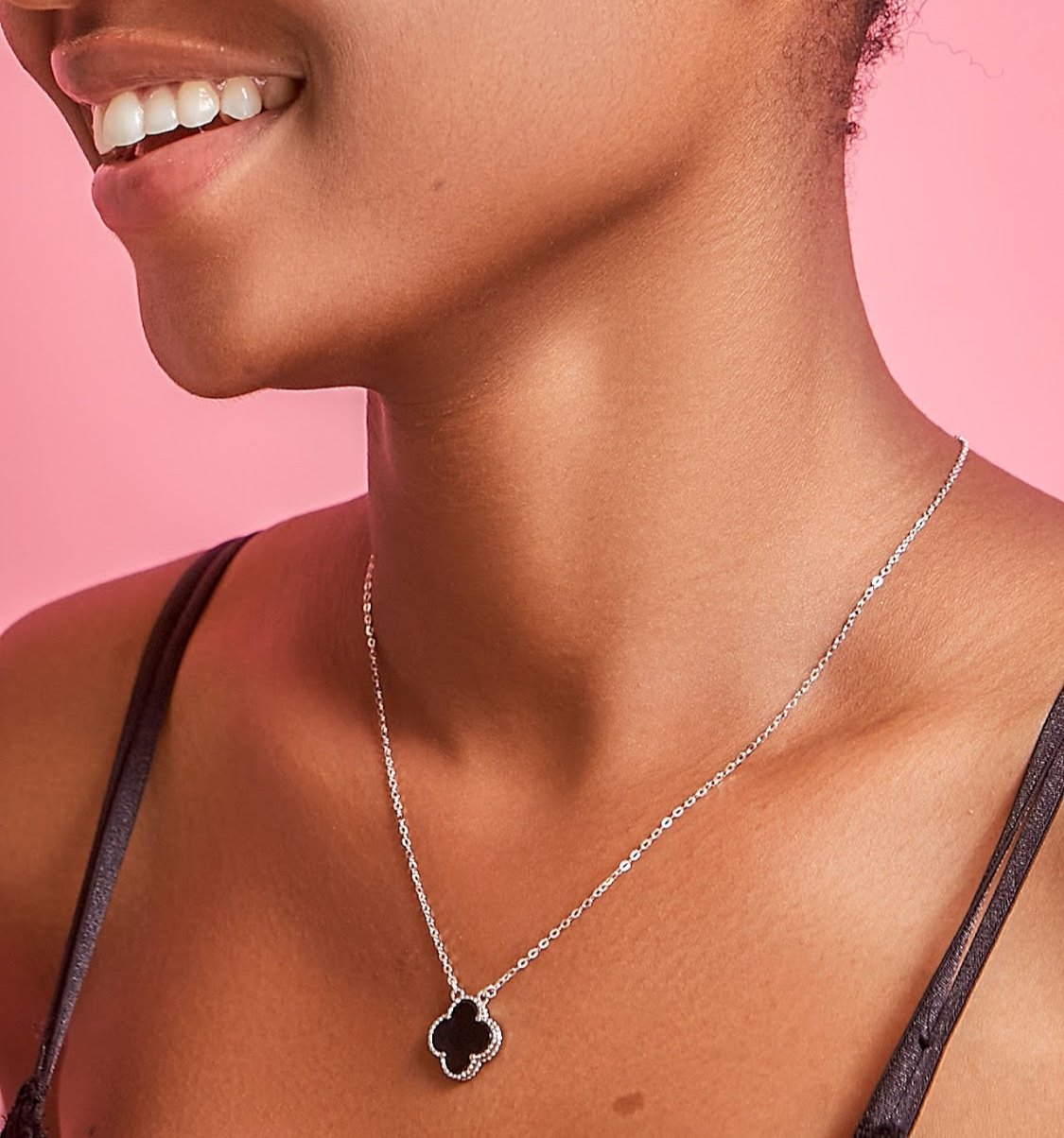 Clover Necklace in 925 Sterling Silver