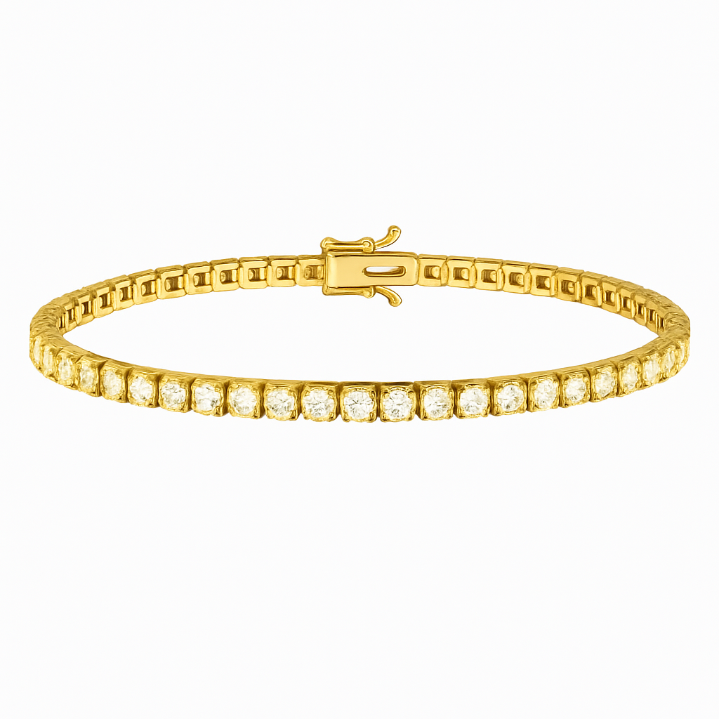 2 CT Diamond Tennis Bracelet in 18K Gold