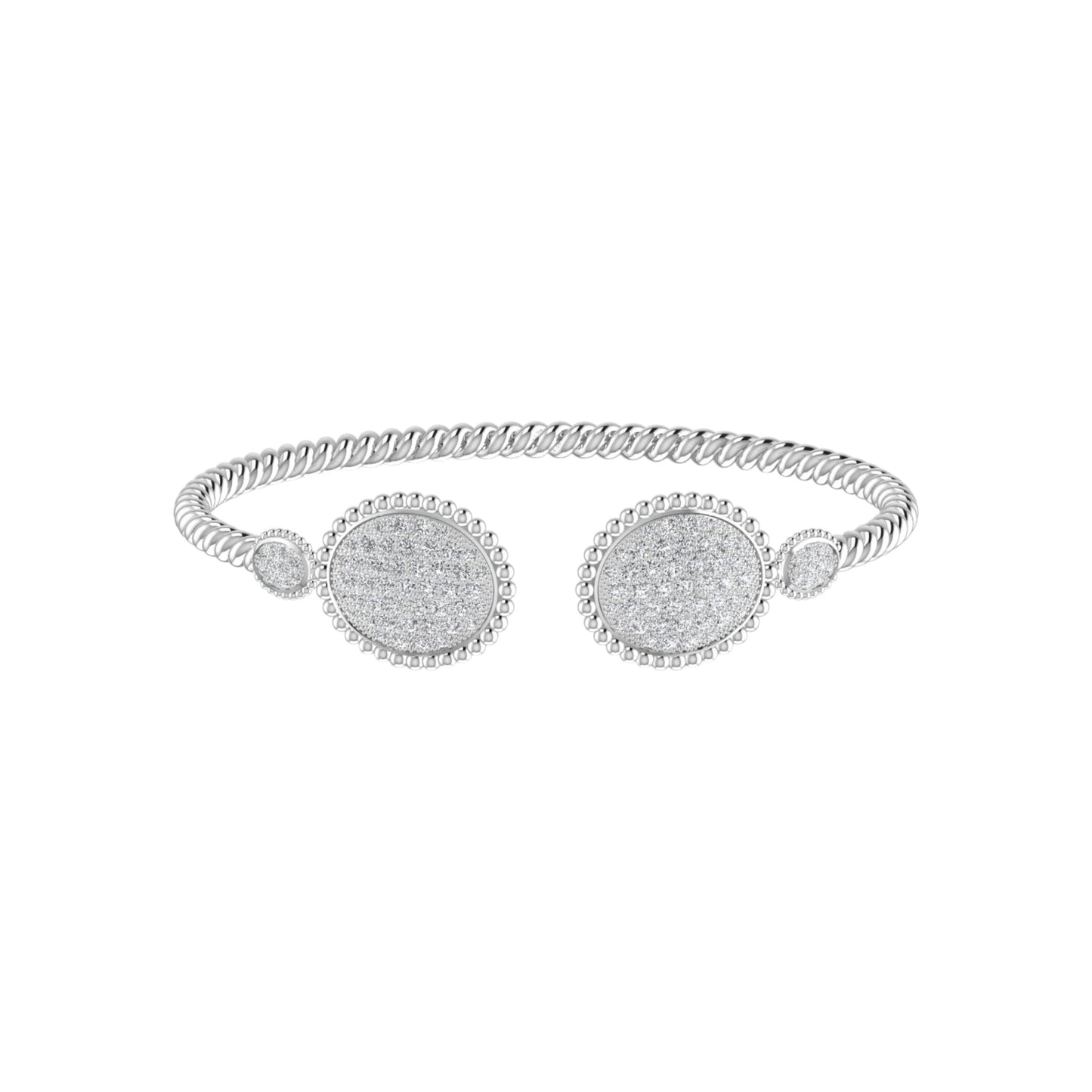 Meena Moissanite Bracelet in 925 Sterling Silver