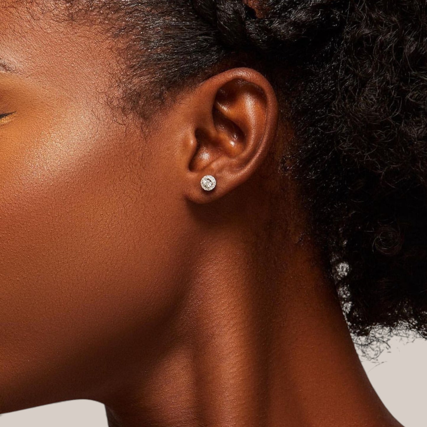 Iris Diamond Studs in 18KT Gold