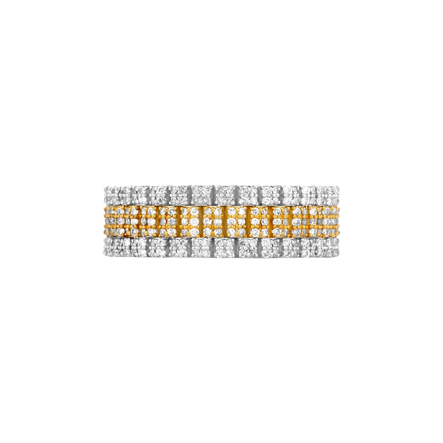 Zeus 360 Natural Diamond Band in 18K Gold