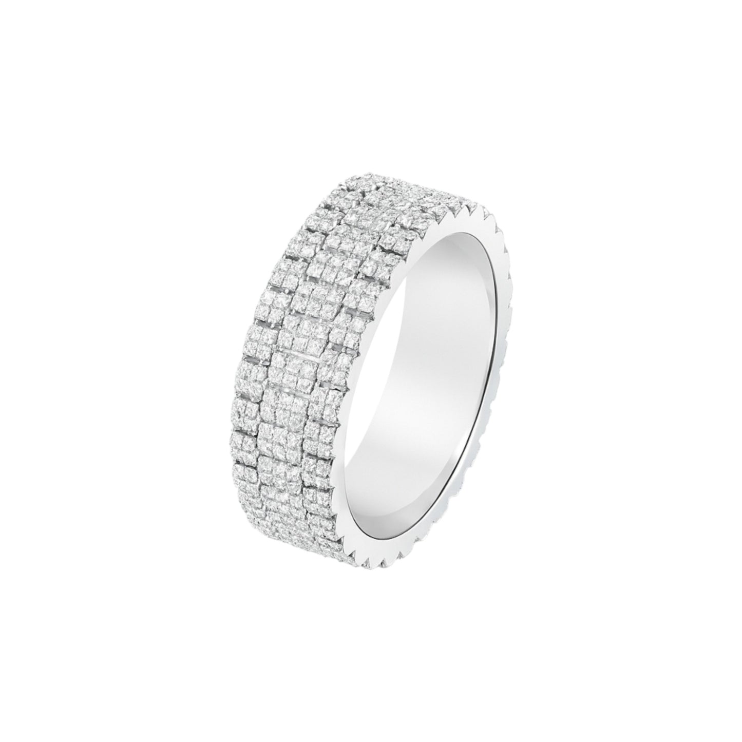 Zeus 360 Natural Diamond Band in 18K Gold