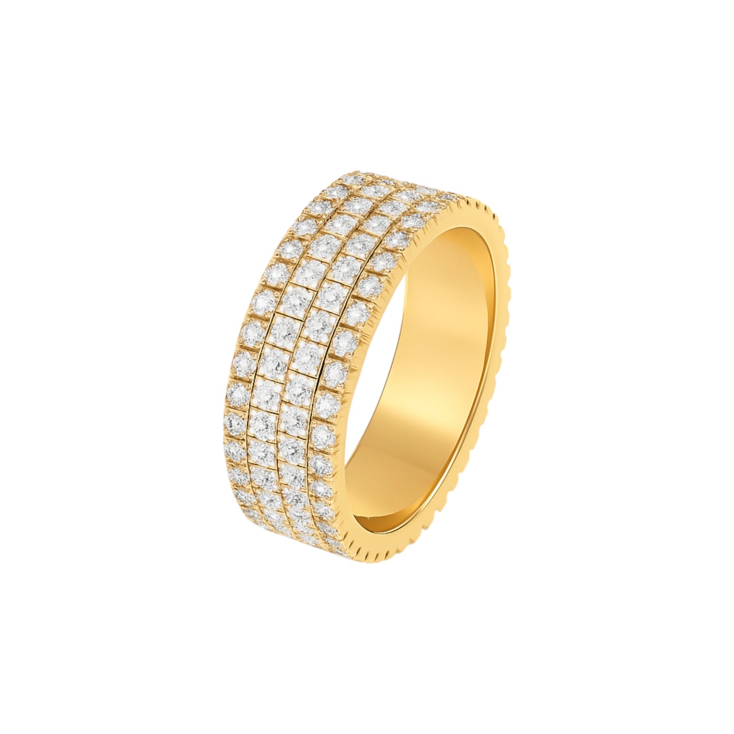 Zeus 360 Natural Diamond Band in 18K Gold